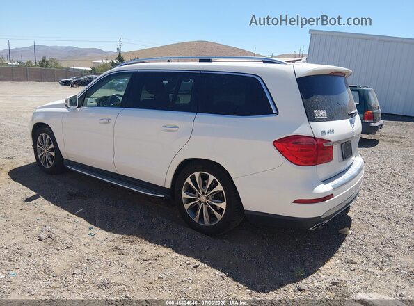 4JGDF6EE2GA627838 2016 MERCEDES-BENZ GL 450 Белый Задняя левая четверть
