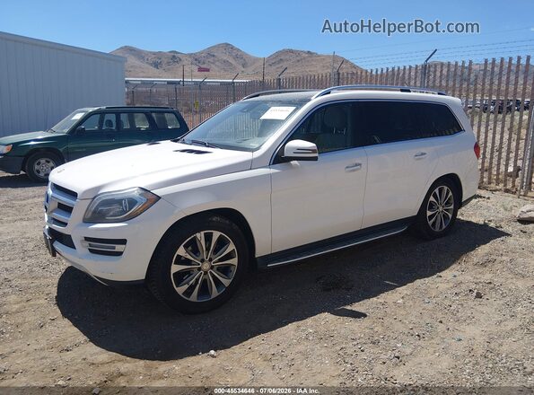4JGDF6EE2GA627838 2016 MERCEDES-BENZ GL 450 Белый Передняя левая четверть