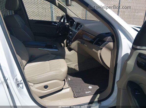 4JGDF6EE2GA627838 2016 MERCEDES-BENZ GL 450 Белый Вид салона спереди