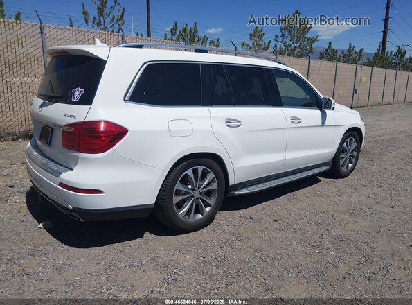 4JGDF6EE2GA627838 2016 MERCEDES-BENZ GL 450 Белый Задняя правая четверть