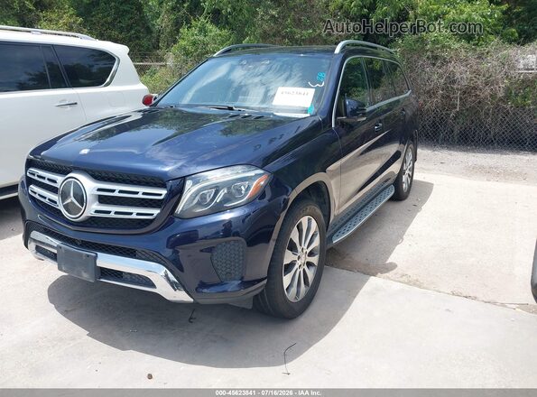 4JGDF6EE2HA755160 2017 MERCEDES-BENZ GLS 450 Black Передня ліва чверть