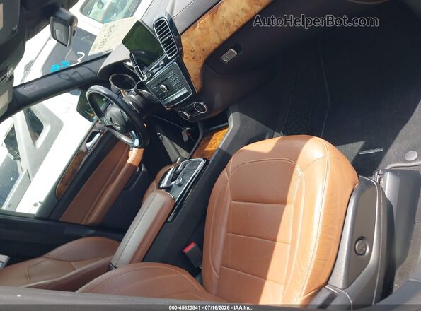 4JGDF6EE2HA755160 2017 MERCEDES-BENZ GLS 450 Black Вид салону спереду