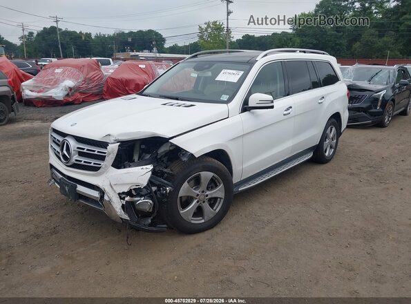 4JGDF6EE2HA871894 2017 MERCEDES-BENZ GLS 450 White Widok z przodu