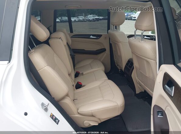 4JGDF6EE2HA871894 2017 MERCEDES-BENZ GLS 450 White Widok naklejki z numerem VIN