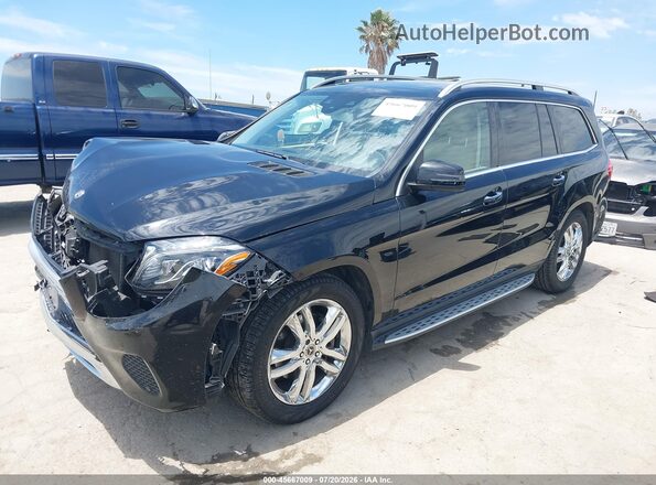 4JGDF6EE2JB056014 2018 MERCEDES-BENZ GLS 450 Black Vista tres cuartos delantera izquierda
