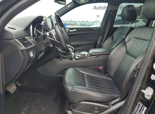 4JGDF6EE3HA789320 2017 MERCEDES-BENZ GLS Black Widok wnętrza z przodu