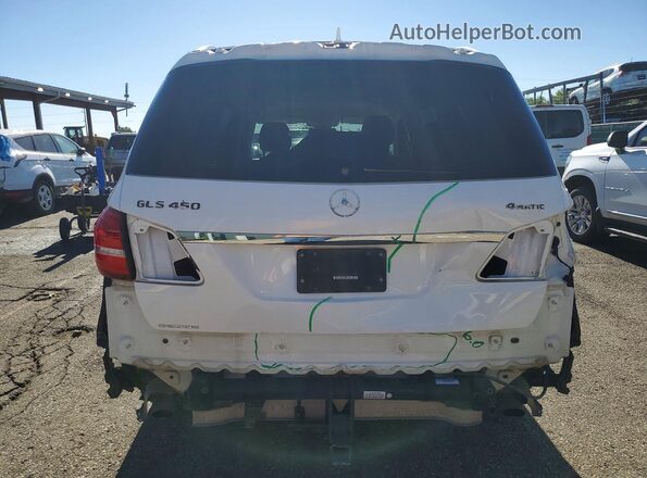 4JGDF6EE3HA965797 2017 MERCEDES-BENZ GLS White Հետևի տեսք