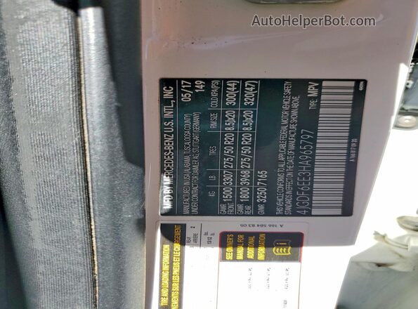 4JGDF6EE3HA965797 2017 MERCEDES-BENZ GLS White Սալոնի 360 աստիճան տեսք