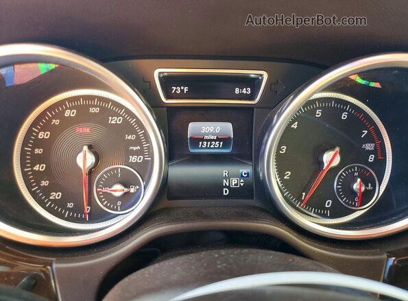 4JGDF6EE3HA965797 2017 MERCEDES-BENZ GLS White Սարքավորումների վահանակի տեսք