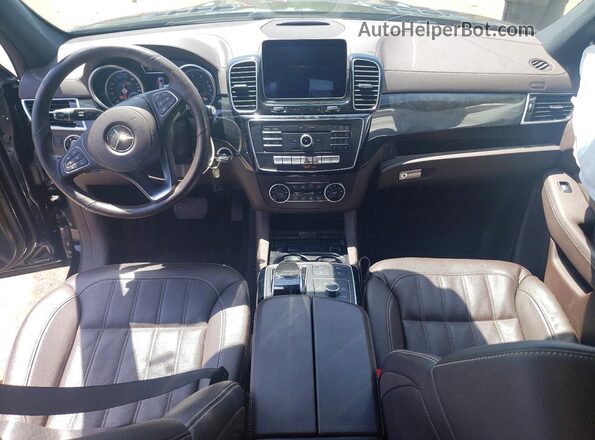4JGDF6EE3JB031266 2018 MERCEDES-BENZ GLS Черный Вид панели приборов