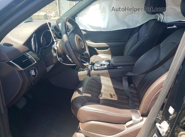 4JGDF6EE3JB031266 2018 MERCEDES-BENZ GLS Черный Вид салона спереди