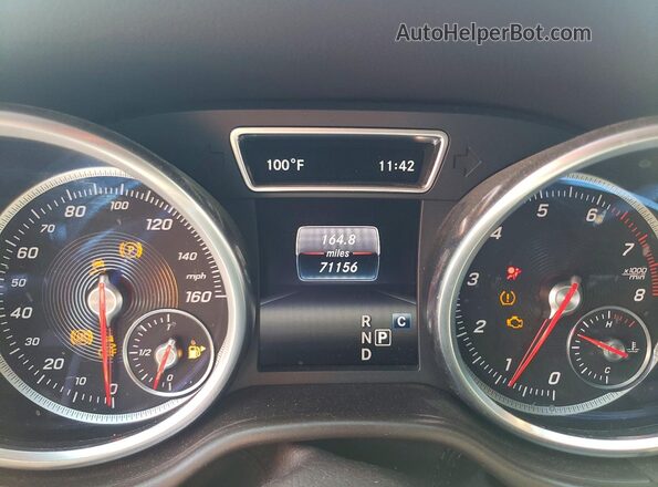 4JGDF6EE3JB031266 2018 MERCEDES-BENZ GLS Черный Вид щитка приборов