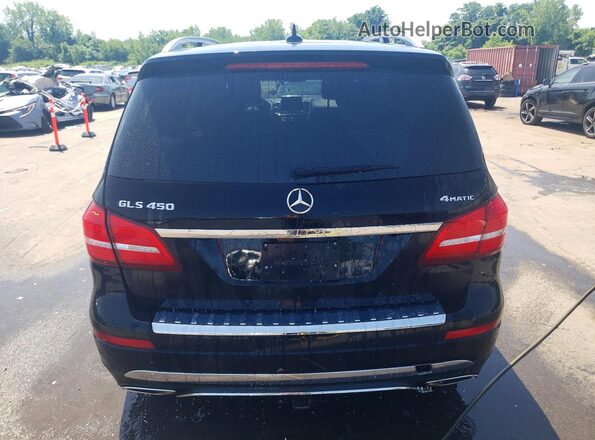 4JGDF6EE3JB031266 2018 MERCEDES-BENZ GLS Черный Вид сзади
