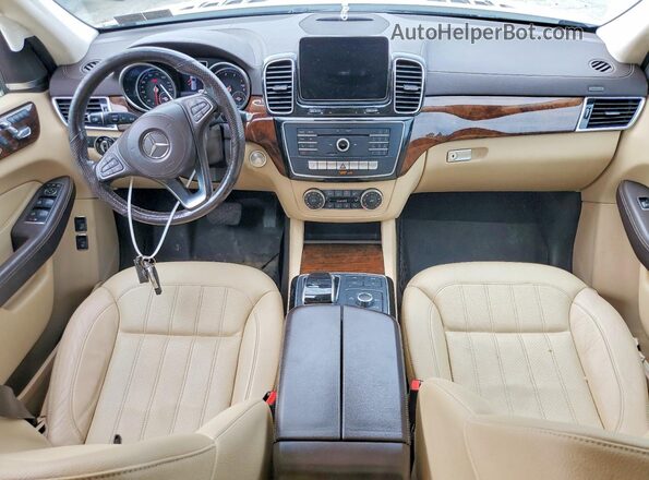 4JGDF6EE3KB219030 2019 MERCEDES-BENZ GLS White Widok deski rozdzielczej