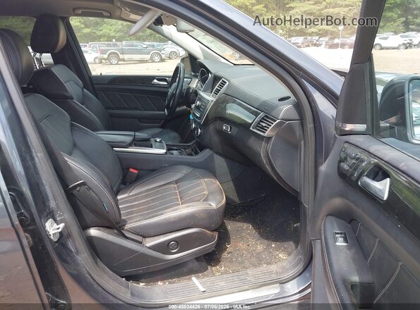 4JGDF6EE4GA621183 2016 MERCEDES-BENZ GL 450 Black Widok wnętrza z przodu