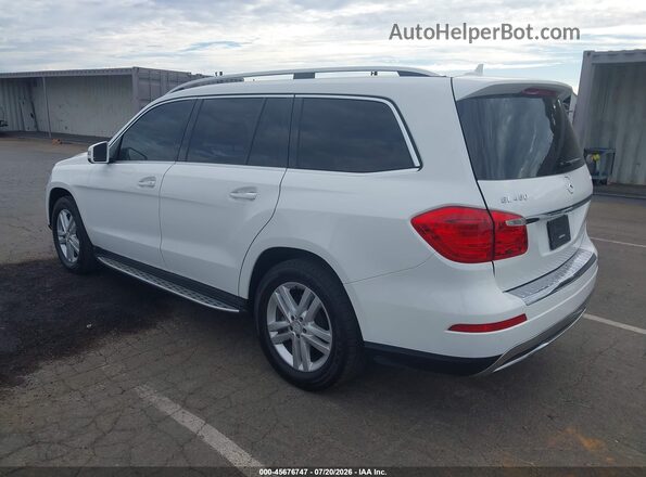 4JGDF6EE4GA686812 2016 MERCEDES-BENZ GL 450 White Trasero izquierdo