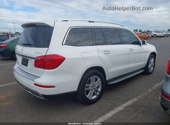 4JGDF6EE4GA686812 2016 MERCEDES-BENZ GL 450 White Trasero derecho