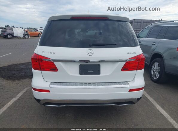 4JGDF6EE4GA686812 2016 MERCEDES-BENZ GL 450 White 