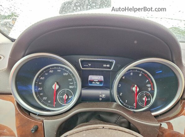 4JGDF6EE4HA963492 2017 MERCEDES-BENZ GLS White Instrument cluster view