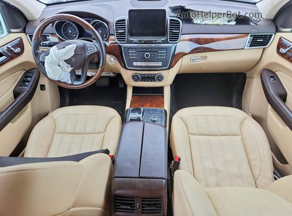 4JGDF6EE4HA963492 2017 MERCEDES-BENZ GLS White Dashboard view