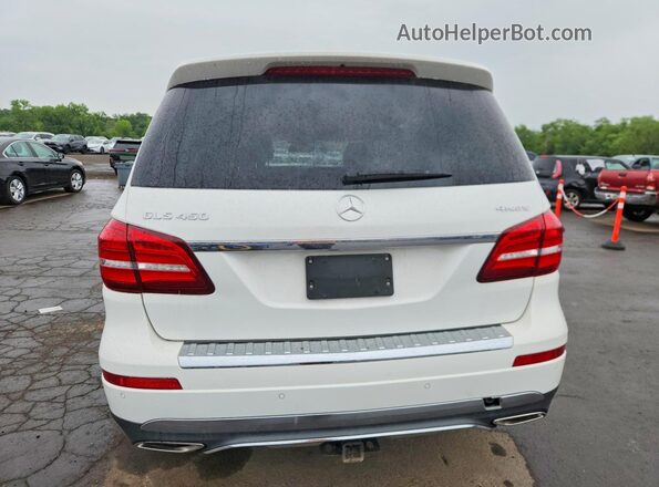 4JGDF6EE4HA963492 2017 MERCEDES-BENZ GLS White Rear view