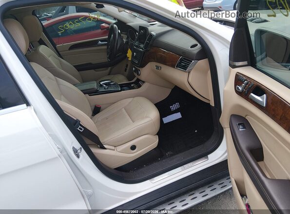 4JGDF6EE4KB228531 2019 MERCEDES-BENZ GLS 450 Белый Вид салона спереди