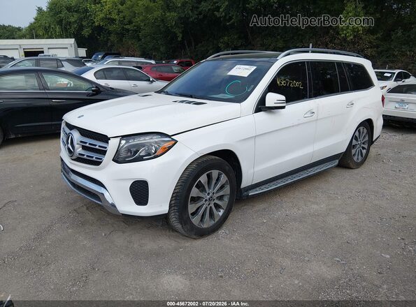 4JGDF6EE4KB228531 2019 MERCEDES-BENZ GLS 450 Белый Передняя левая четверть