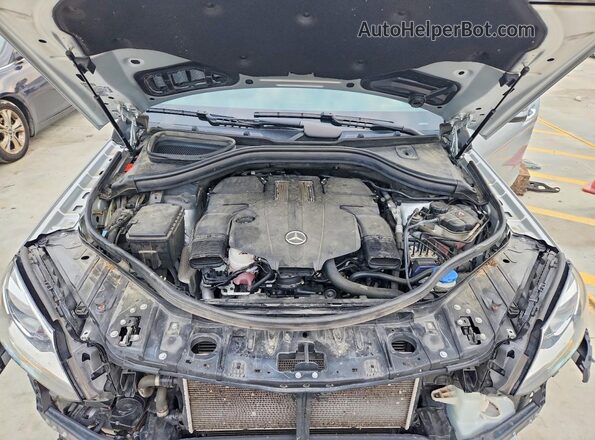 4JGDF6EE4KB240372 2019 MERCEDES-BENZ GLS Silver ძრავის განყოფილების ხედი