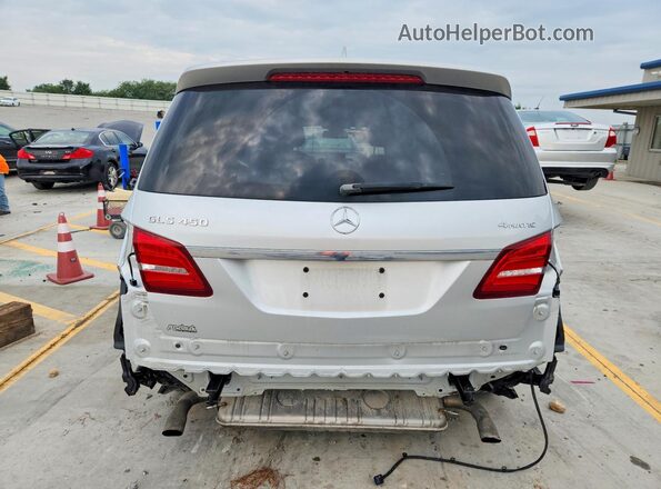 4JGDF6EE4KB240372 2019 MERCEDES-BENZ GLS Silver უკანა ხედი