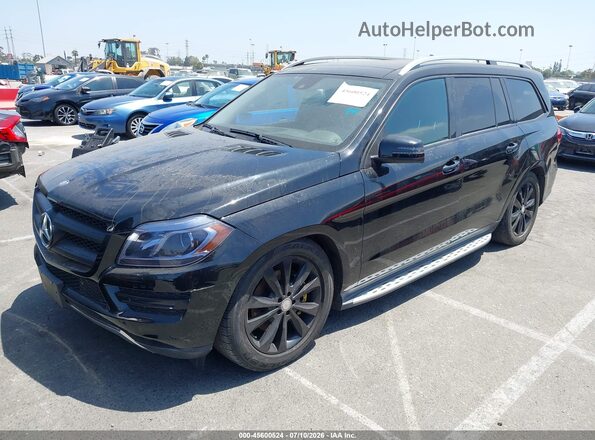 4JGDF6EE5GA624772 2016 MERCEDES-BENZ GL 450 Черный Передняя левая четверть
