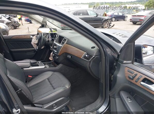 4JGDF6EE5GA635609 2016 MERCEDES-BENZ GL 450 Gray Front interior view
