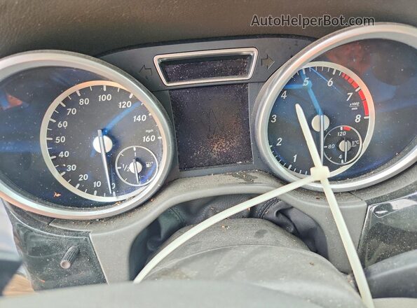 4JGDF6EE5GA689802 2016 MERCEDES-BENZ GL-CLASS Blue Vista del cuadro de instrumentos
