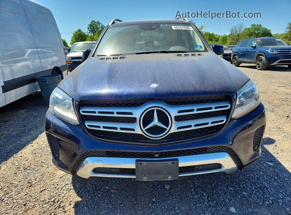 4JGDF6EE5HA881058 2017 MERCEDES-BENZ GLS Синий Вид спереди