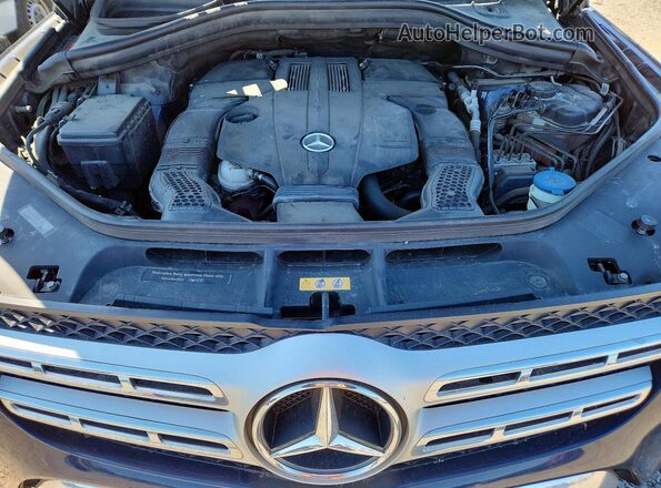 4JGDF6EE5HA881058 2017 MERCEDES-BENZ GLS Синий Вид подкапотного пространства