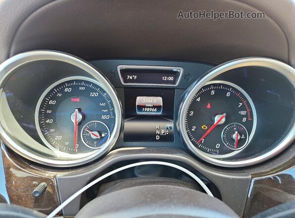 4JGDF6EE5HA881058 2017 MERCEDES-BENZ GLS Синий Вид щитка приборов
