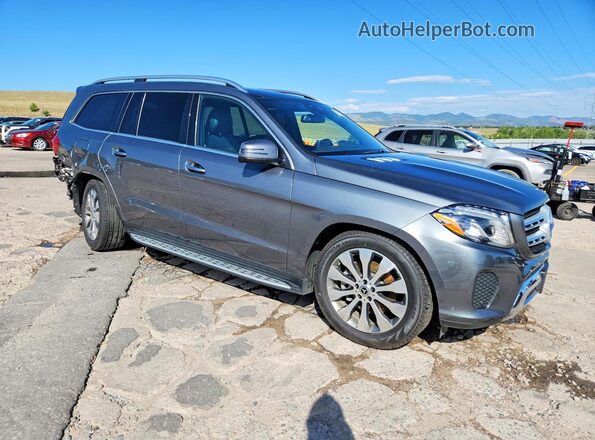 4JGDF6EE5KB211446 2019 MERCEDES-BENZ GLS Gray Delantero derecho