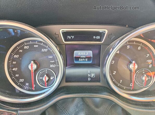 4JGDF6EE5KB211446 2019 MERCEDES-BENZ GLS Gray Vista del cuadro de instrumentos
