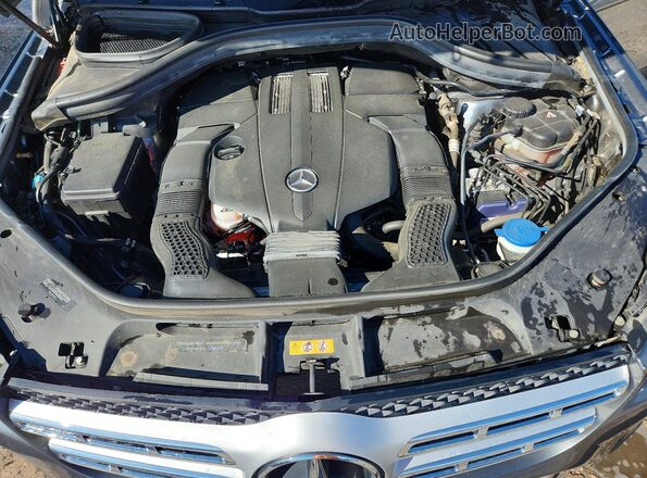 4JGDF6EE5KB211446 2019 MERCEDES-BENZ GLS Gray Vista del compartimento del motor