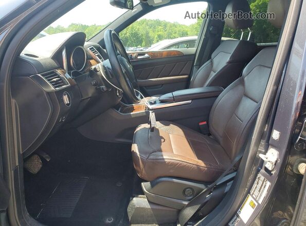4JGDF6EE6GA655304 2016 MERCEDES-BENZ GL-CLASS Gray Front interior view