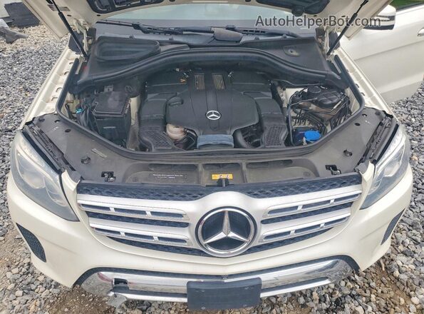 4JGDF6EE6HA790607 2017 MERCEDES-BENZ GLS White Vista del compartimento del motor
