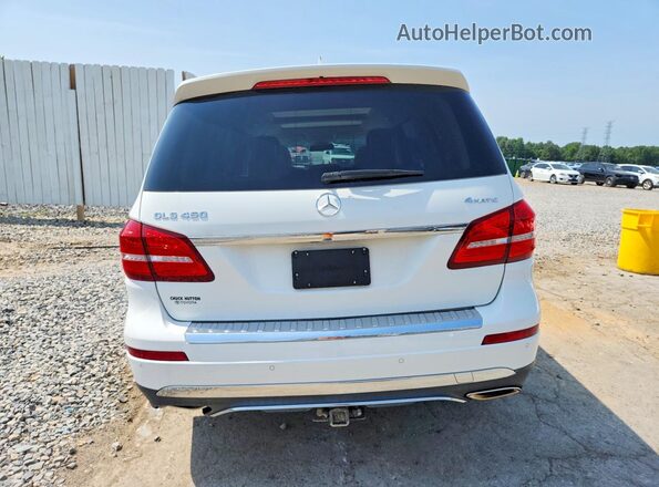 4JGDF6EE6HA848456 2017 MERCEDES-BENZ GLS White Widok z tyłu