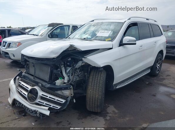 4JGDF6EE6HA883269 2017 MERCEDES-BENZ GLS 450 Белый Вид спереди