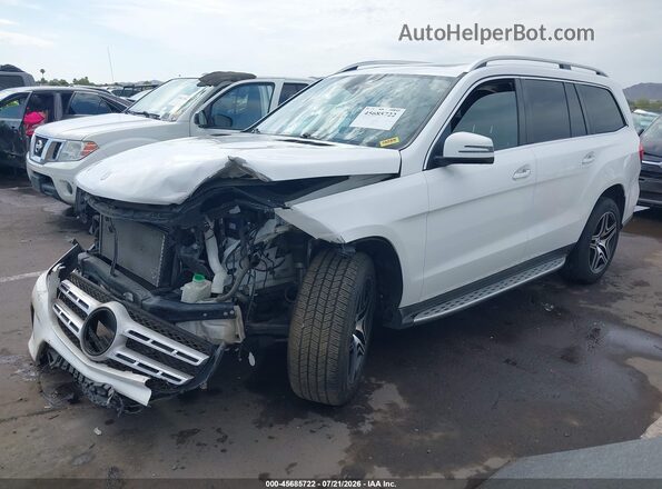 4JGDF6EE6HA883269 2017 MERCEDES-BENZ GLS 450 Белый Передняя левая четверть