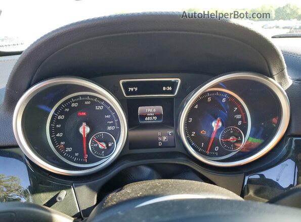 4JGDF6EE6HA895678 2017 MERCEDES-BENZ GLS Silver Vista del cuadro de instrumentos