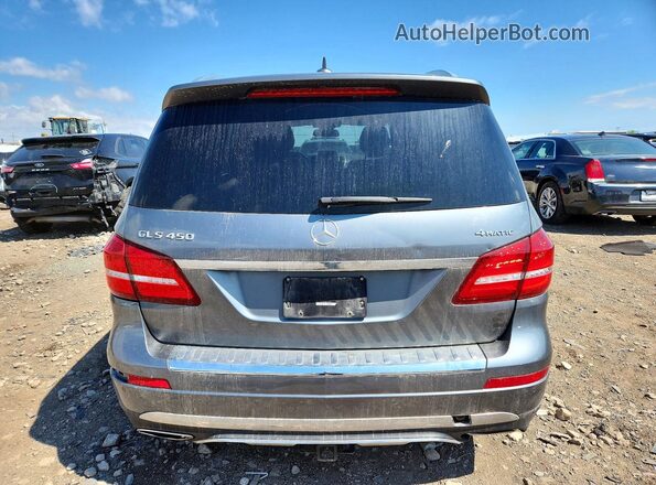 4JGDF6EE6HA976793 2017 MERCEDES-BENZ GLS Silver Widok z tyłu