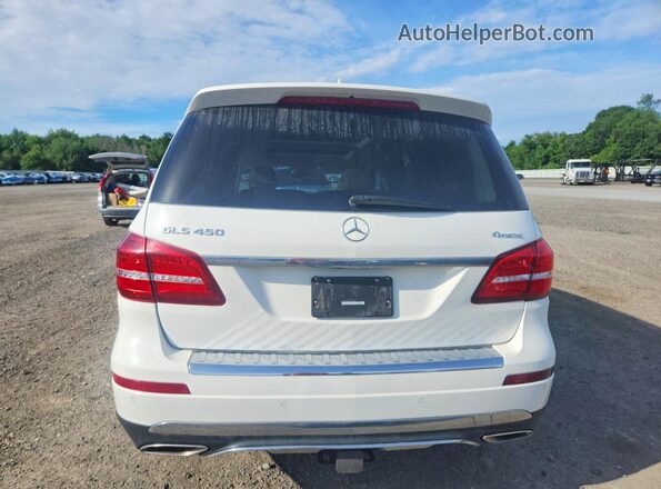 4JGDF6EE6JB072488 2018 MERCEDES-BENZ GLS White Вид ззаду