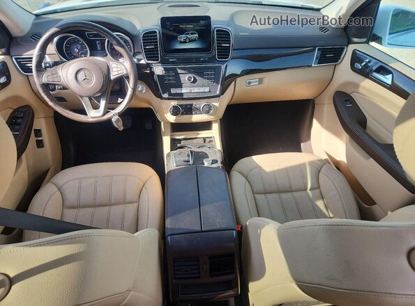 4JGDF6EE6JB072488 2018 MERCEDES-BENZ GLS White Вид панелі приладів