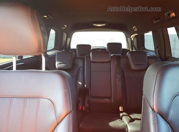 4JGDF6EE6JB117039 2018 MERCEDES-BENZ GLS Gray Widok tylnych siedzeń