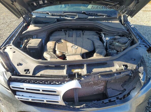 4JGDF6EE6JB117039 2018 MERCEDES-BENZ GLS Gray Widok komory silnika