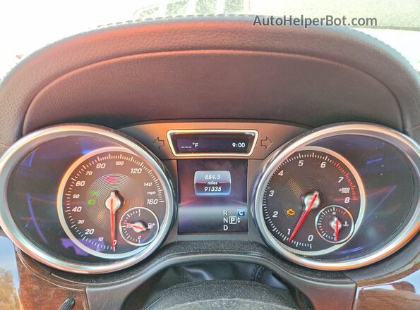 4JGDF6EE6KB204926 2019 MERCEDES-BENZ GLS Серый Вид щитка приборов